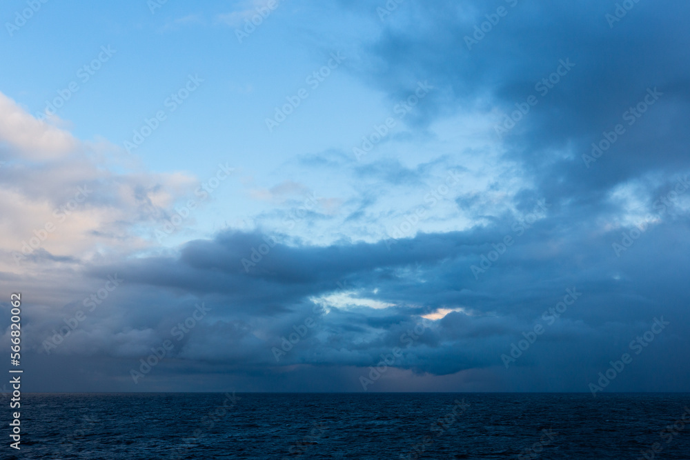 Cloudscape in the sea Cloudscape in the sea