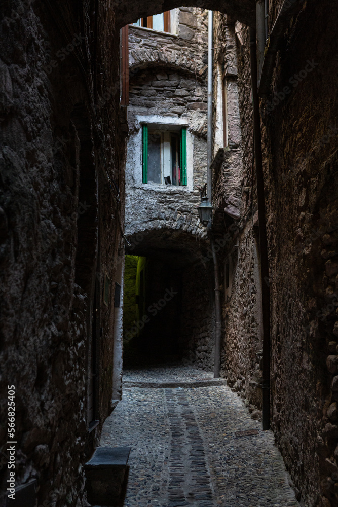 Fototapeta premium a historic medieval Italian town