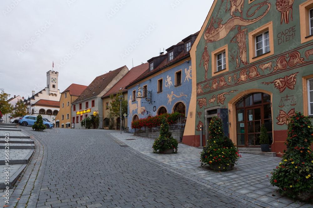 Streets of small old German city