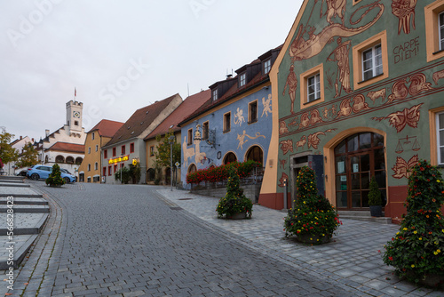Streets of small old German city