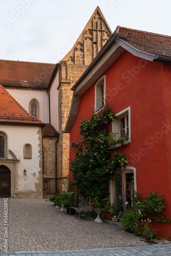 Streets of small old German city © EriksZ