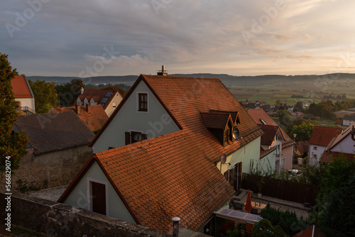 Streets of small old German city © EriksZ