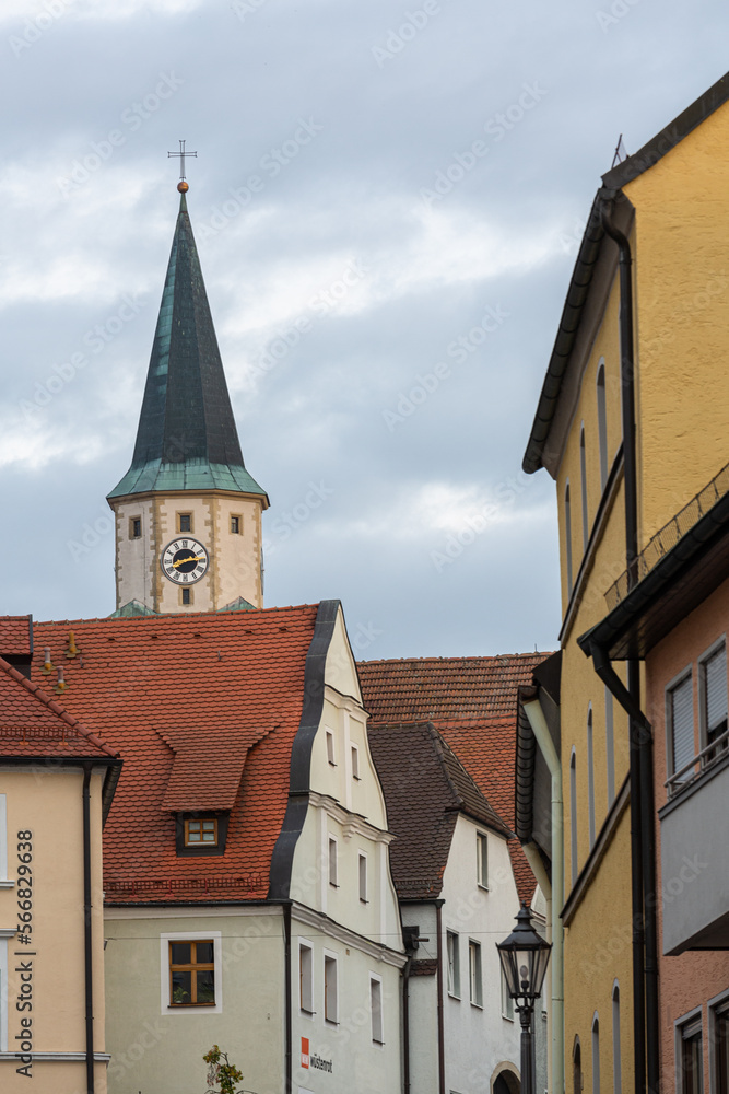 Fototapeta premium Streets of small, old German city