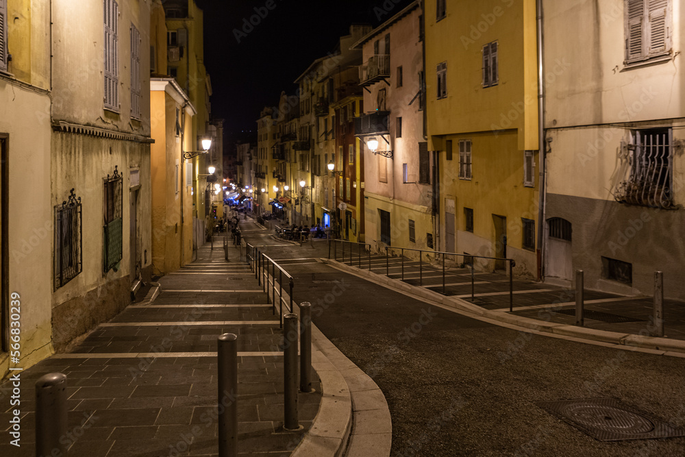 Night streets of Nice