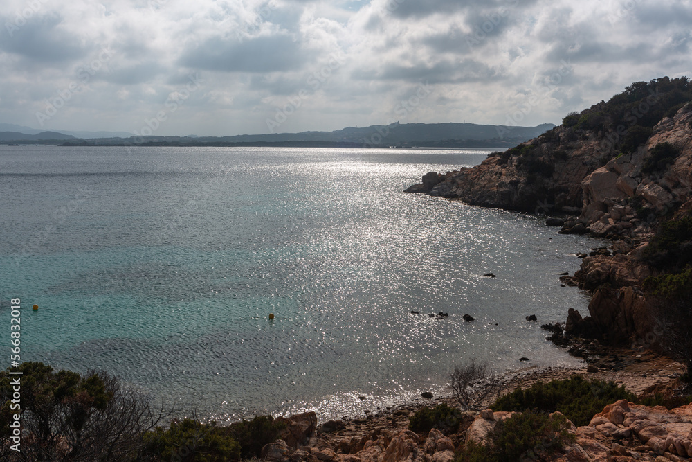 Summer Mediterranean landscapes around Sardinia