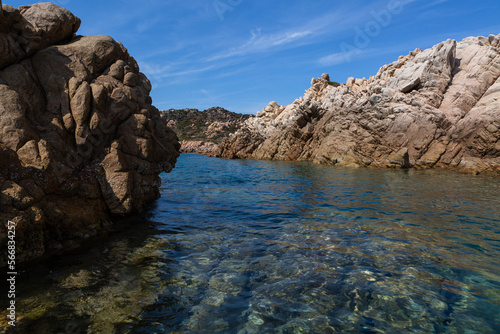 Summer Mediterranean landscapes around Sardinia