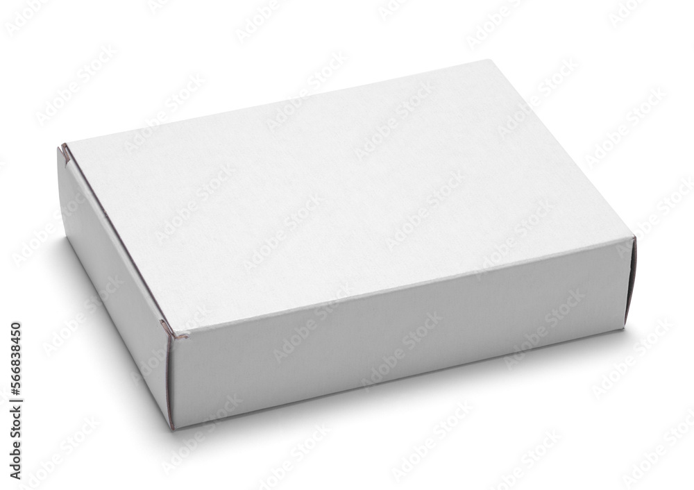 Fototapeta premium Flat Wide White Box