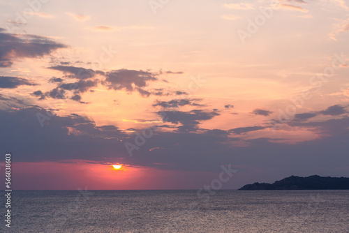 Summer Mediterranean landscapes around Sardinia