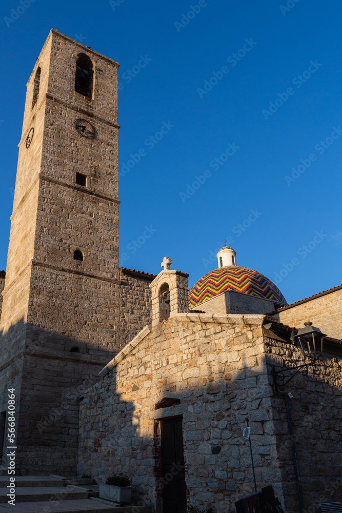 Obraz premium an ancient Mediterranean city in Italy
