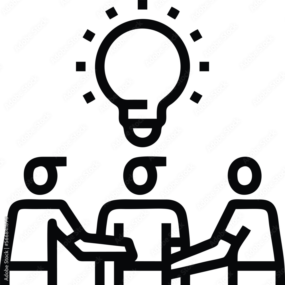 Idea icon symbol vector image, illustration of creative light concept design Idea icon symbol vector image, illustration of creative light concept design