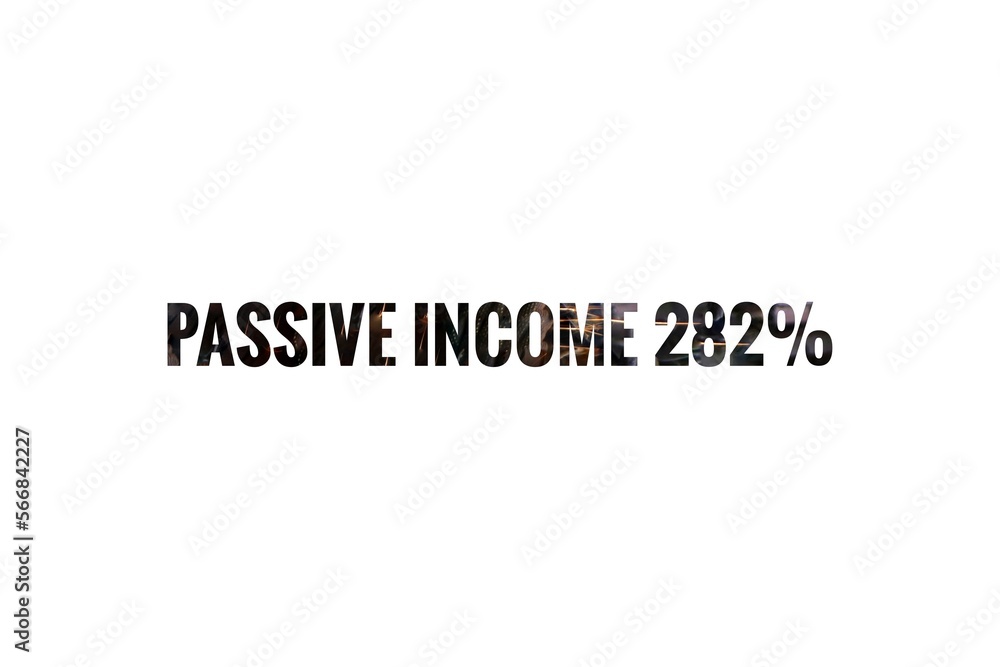 Passive Income Business Sign Illustration Design Passive Income Business Sign Illustration Design