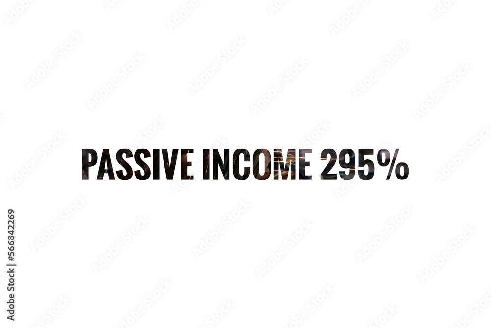 Passive Income Business Sign Illustration Design Passive Income Business Sign Illustration Design