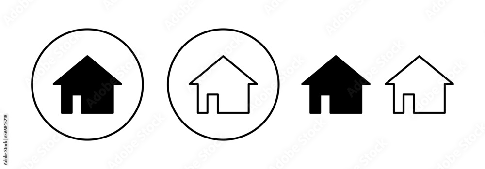 House icon vector for web and mobile app. Home sign and symbol House icon vector for web and mobile app. Home sign and symbol