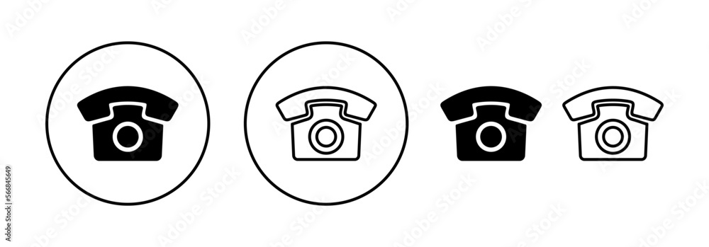 Telephone icon vector for web and mobile app. phone sign and symbol Telephone icon vector for web and mobile app. phone sign and symbol