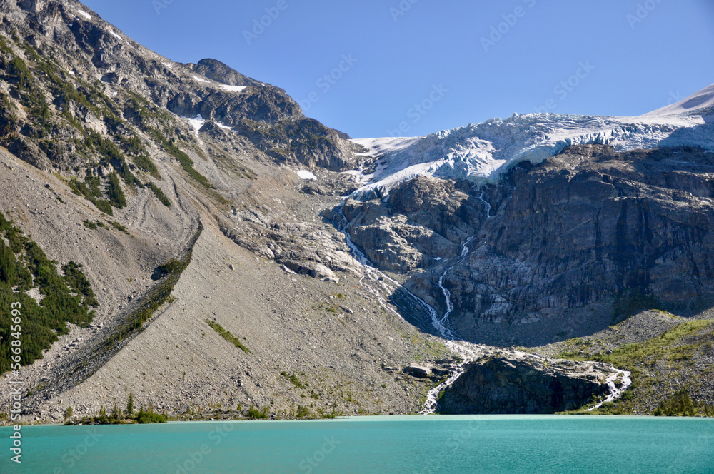 Glacier over Joffrey Lake