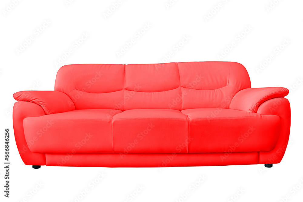 Red leather sofa Red leather sofa
