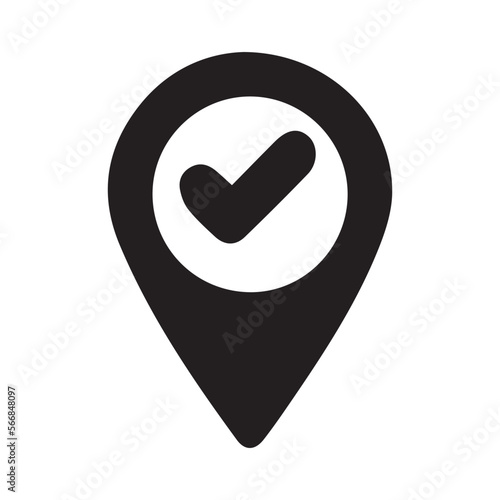 CHECKIN ICON, CHECK IN ICON, Location pin icon. Map pin place marker. Location icon. Map marker pointer icon set. GPS location symbol collection.