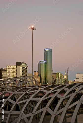 melbourne australia at sunset 