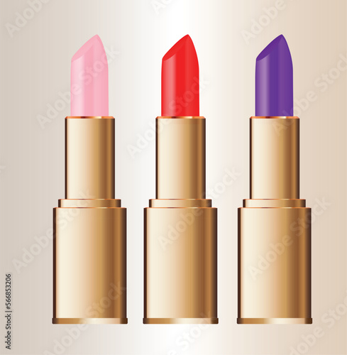 Lipstick Vector, Makeup, Cosmetics 