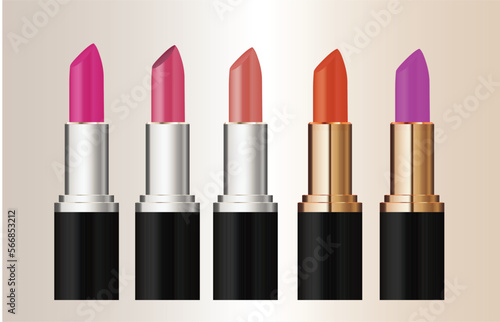 Lipstick Vector, Makeup, Cosmetics 