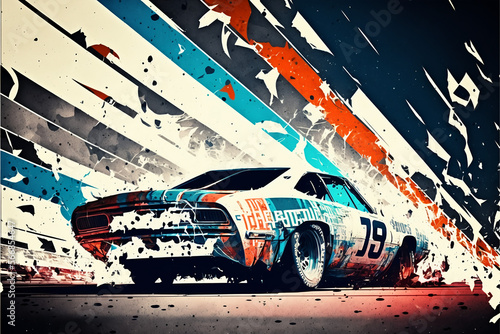 Classic Muscle Car Design / Wallpaper