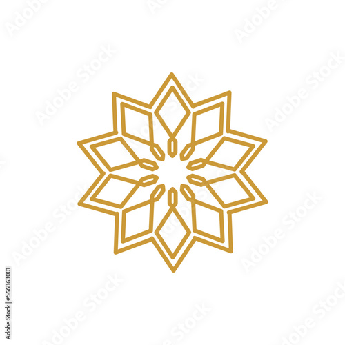 ornament islam day vector design