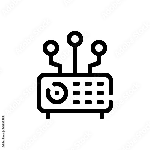safebox line icon