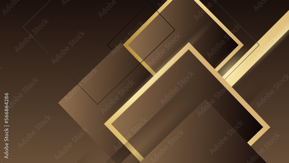 Abstract square shaped brown luxury background. Geometric blocks and squares layered in modern contemporary art design style in shadows and painted angles. Abstract square shaped brown luxury background. Geometric blocks and squares layered in modern contemporary art design style in shadows and painted angles.