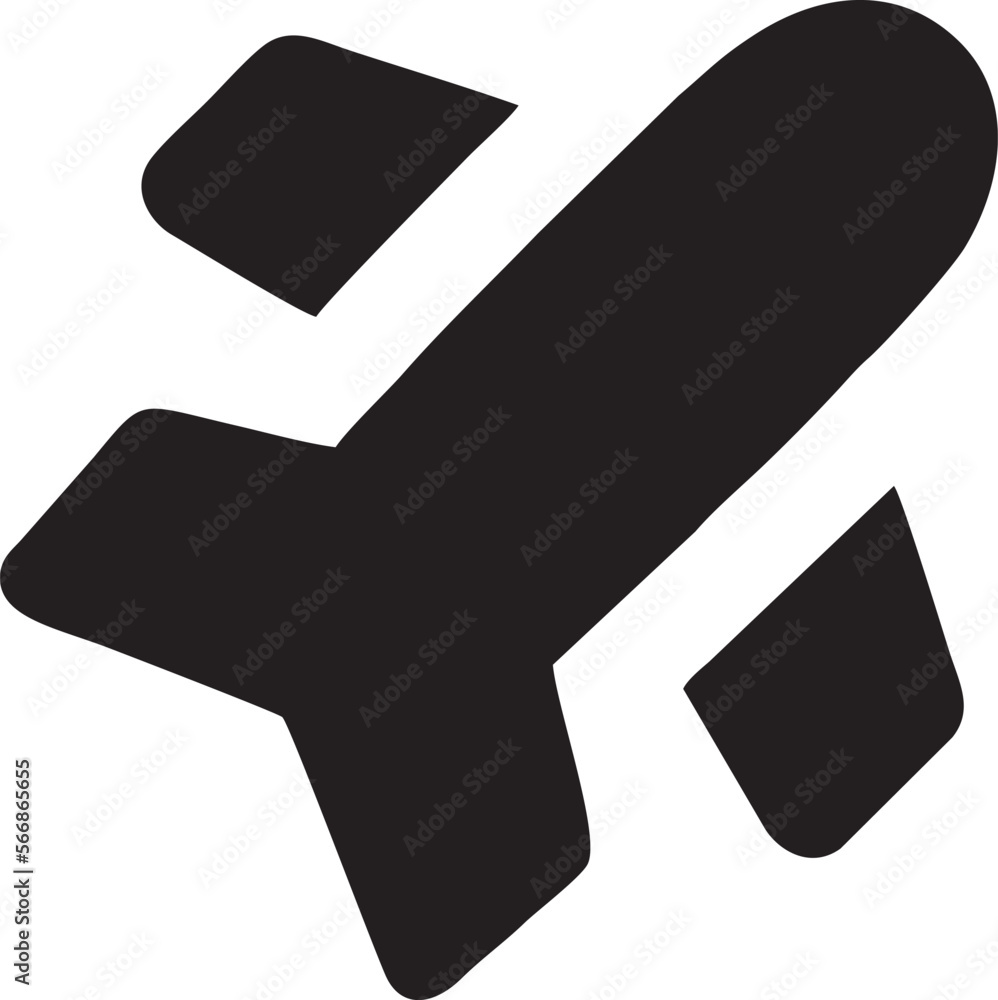 airplane icon symbol in a black image, flight illustration vector image airplane icon symbol in a black image, flight illustration vector image