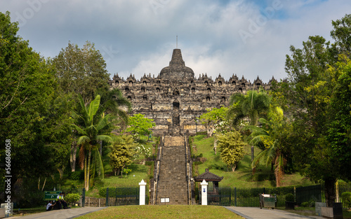 Bhuddist Borobodur Temple in Indonesia