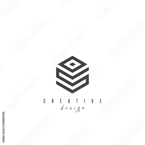 Creative and Minimalist Letter SO OS S O L Logo Design of Editable in Vector Format