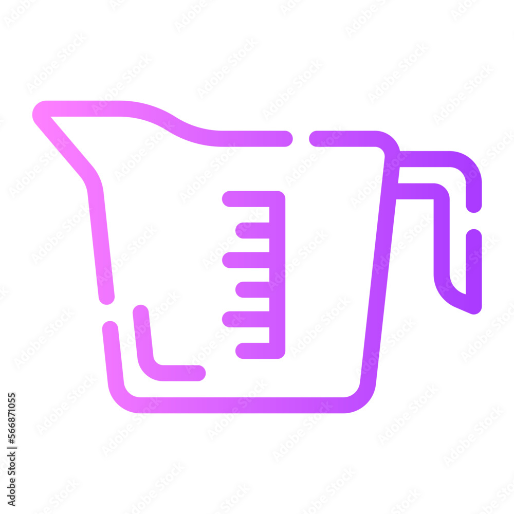 measuring gradient icon measuring gradient icon
