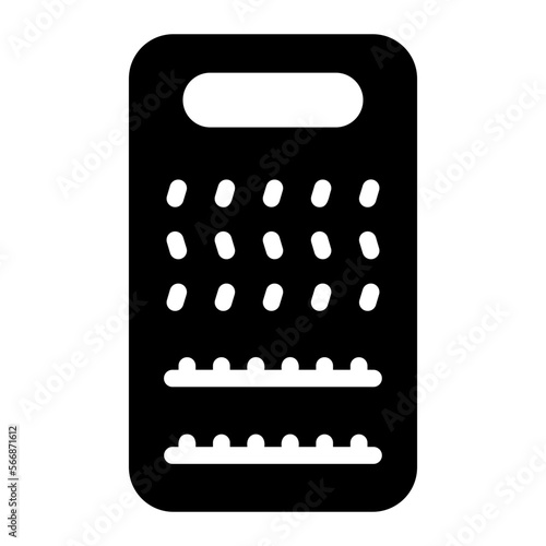 grater glyph icon