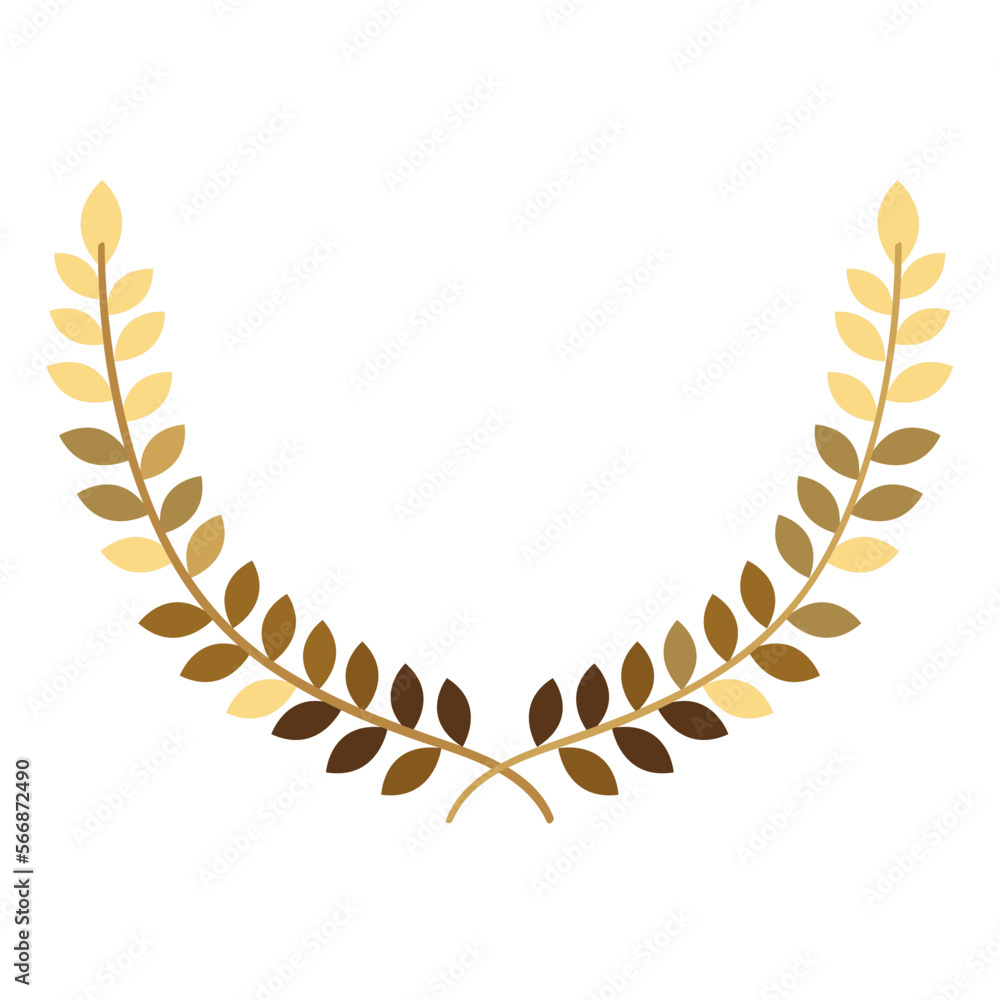 Obraz premium golden wreath crown