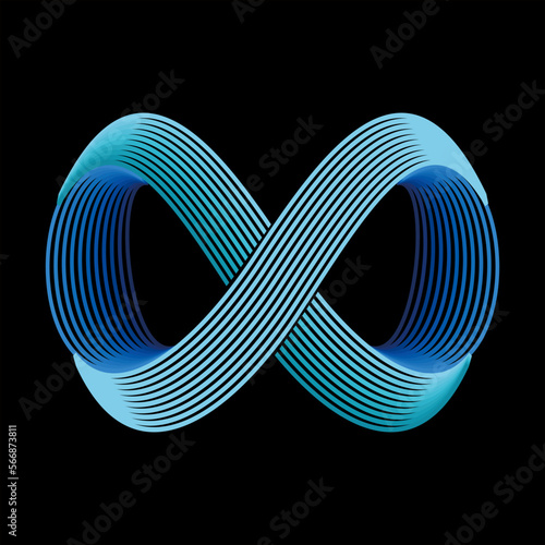 abstract infinity symbol 