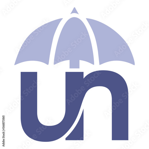 un logo with umbrella