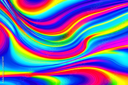 abstract rainbow background created with Generative AI