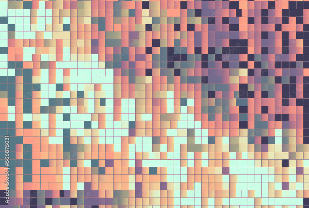 Colorful pixel art pattern seamless graphic background generative ai. Colorful pixel art pattern seamless graphic background generative ai.
