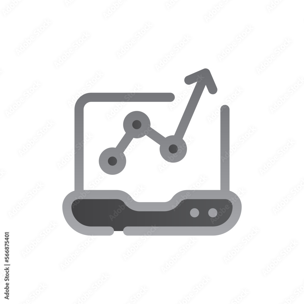 improvement two tone gradient icon improvement two tone gradient icon