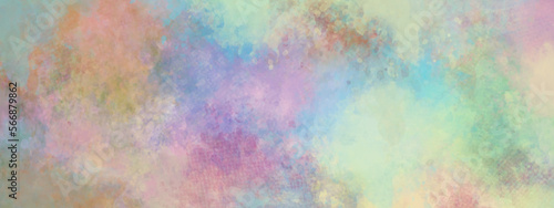 Abstract gradient colorful watercolor background on white paper texture. Aquarelle painted textured. Abstract banner and canvas design, texture of watercolor. © Ahmad Araf