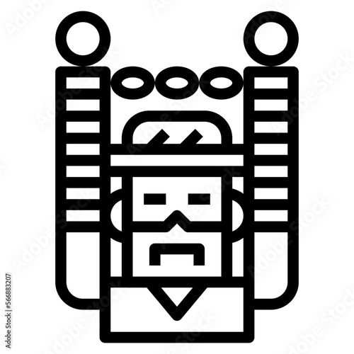 Arrested line icon style