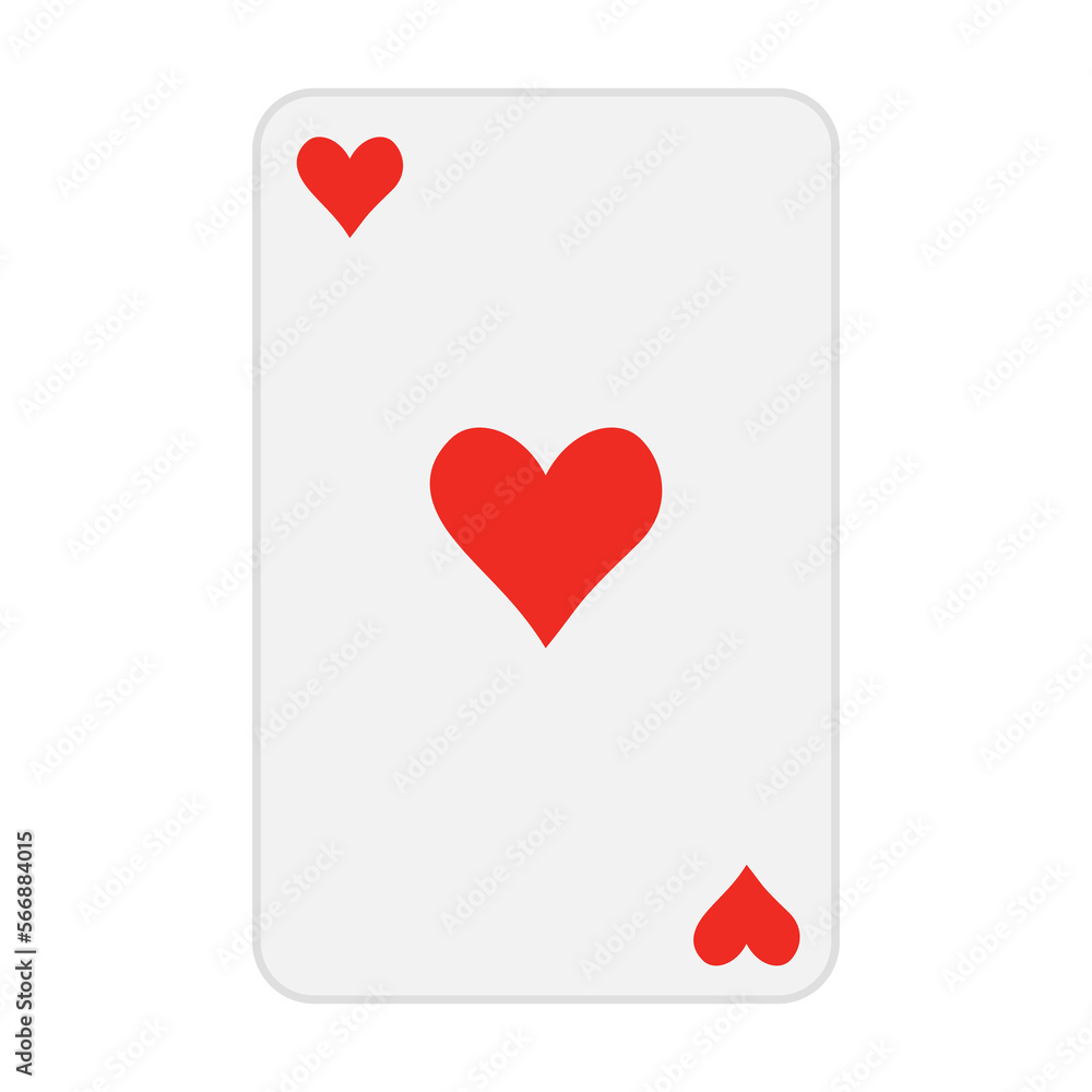 Ace card suit on transparent background. Ace card suit on transparent background.