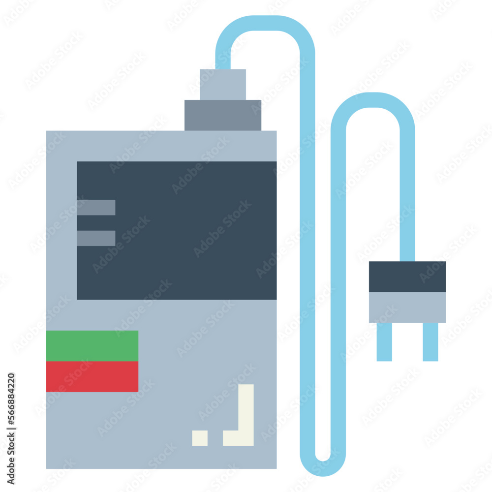 charger flat icon style charger flat icon style