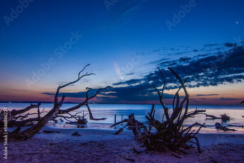 sunset on the beach © Angelo