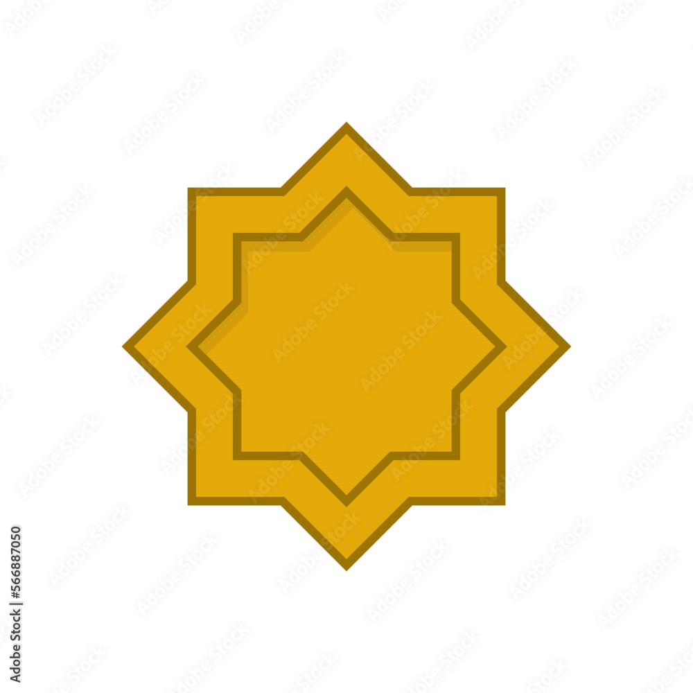 ornament islamic day vector design