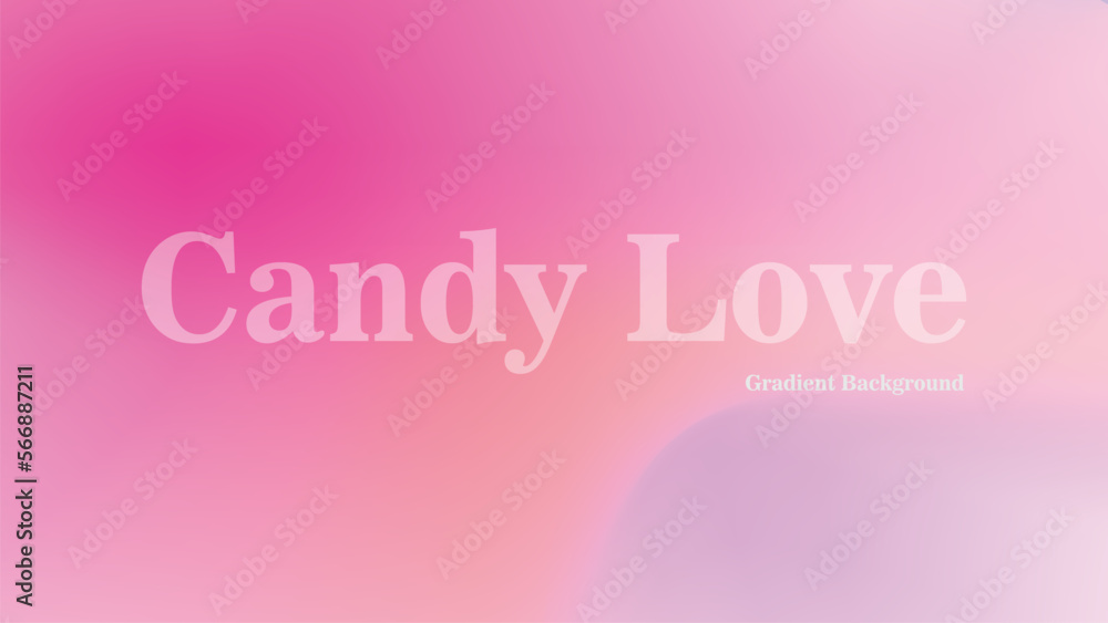 Candy Love Gradient Pink Purple Background