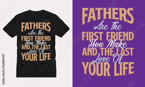 father's day lettering quote for t shirt design concept