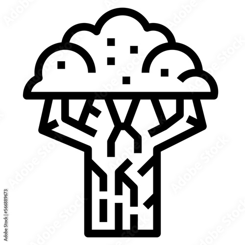 beech line icon style