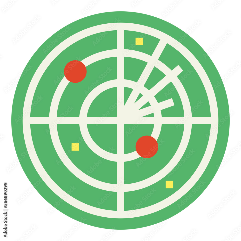 radar flat icon style radar flat icon style