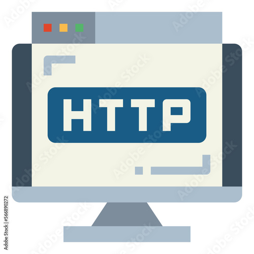 http flat icon style